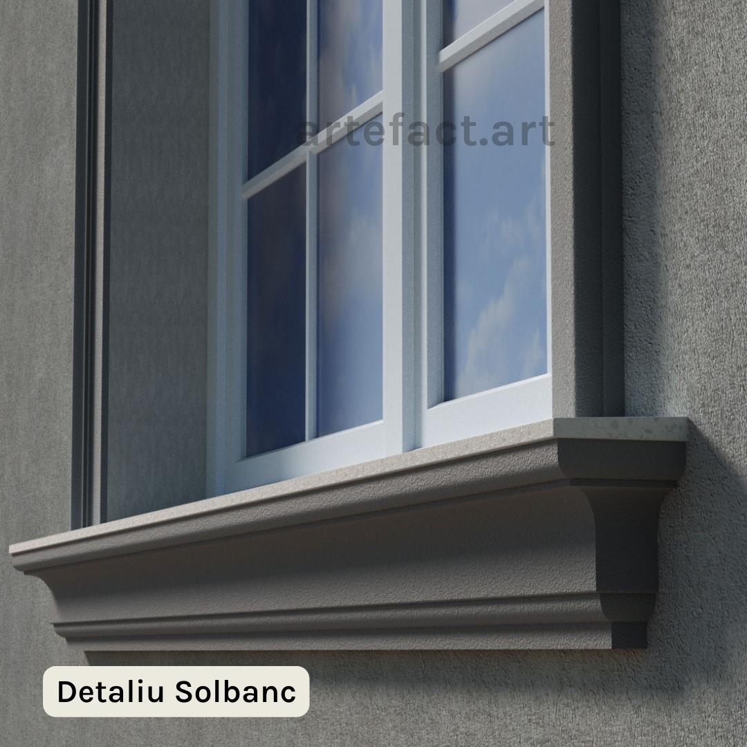 profile decorative polistiren exterior fațada ancadramente ferestre Fabrica Artefact