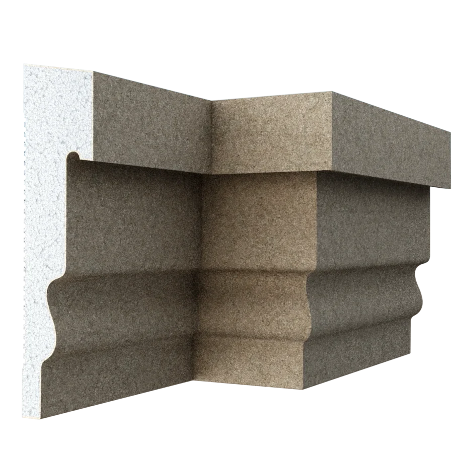 Brâu decorativ – Colecția Standard – BR-02 – 180 x 50 x 2000mm