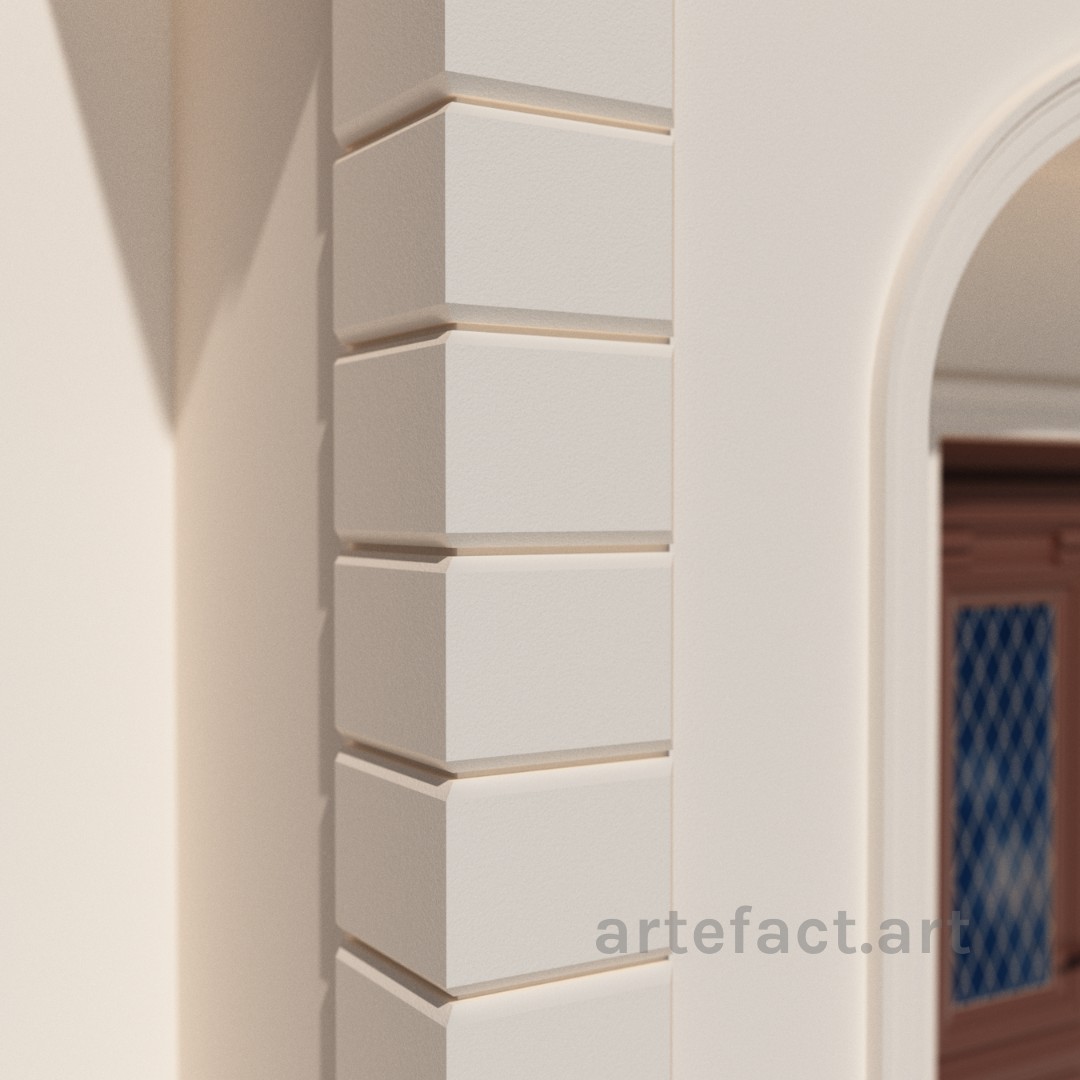 Bosaje de colț – Colecția Standard – BCM-02 – 300 x 38 x 300mm