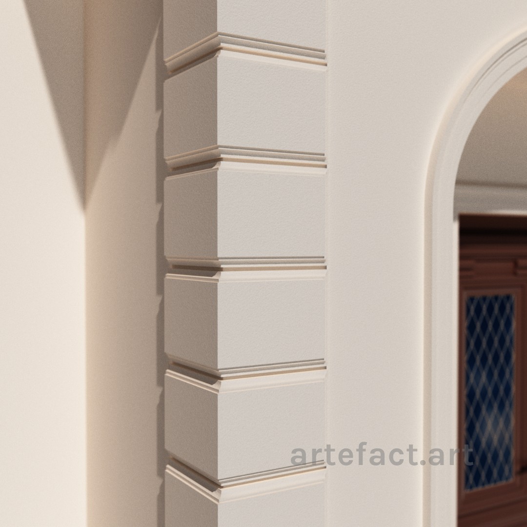 Bosaje de colț – Colecția Standard – BCM-03 – 300 x 38 x 300mm
